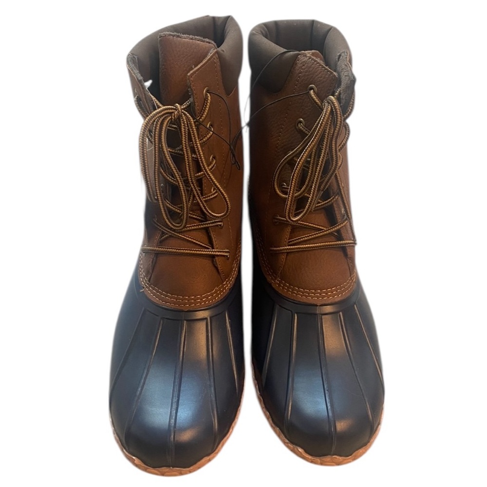 JBU Maine Waterproof Duck Boot Blue/Brown Men’s size 13